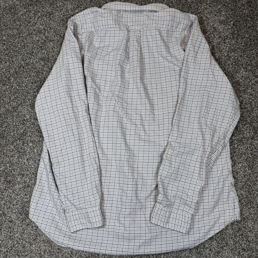 Ralph Lauren Mens‎ XXL Custom Fit Multicolor Plaid Button Down Shirt Cotton